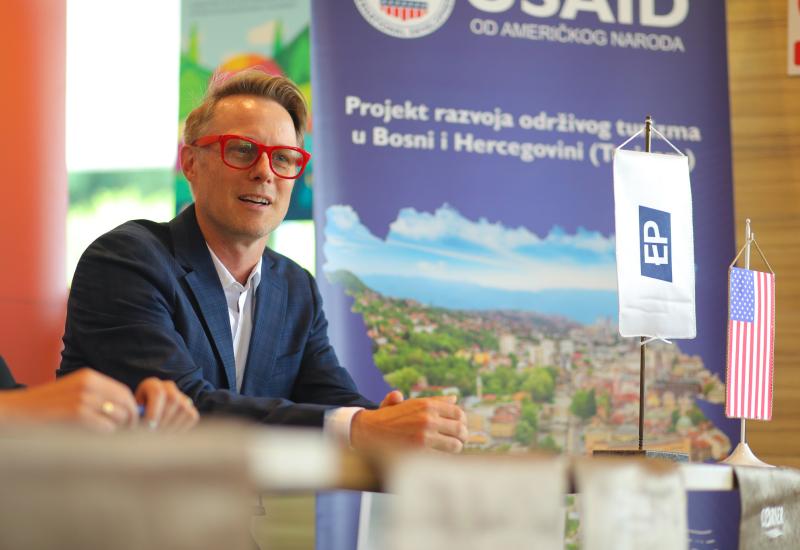 Karl Wurster, direktor Ureda za ekonomski razvoj USAID/BiH - Holdina i Energopetrol u misiji promocije turizma